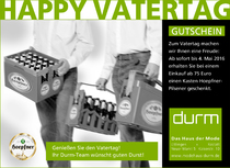 Gutschein zum Vatertag