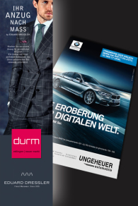 5er BMW und Massanzug