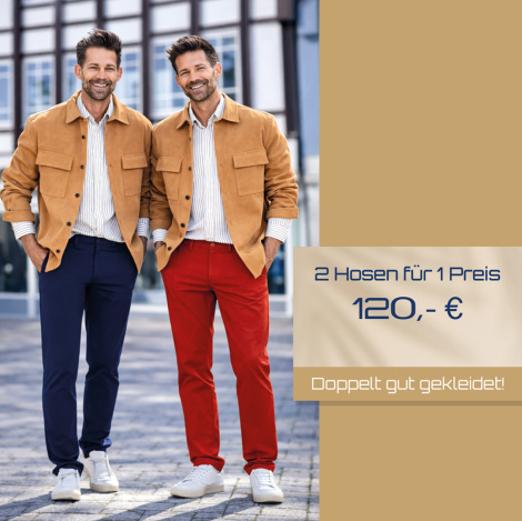 Hosentage in der Herrenabteilung Angebot Herbst