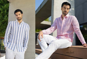 van Laack Herren Hemd Leinen