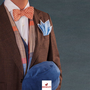 Krawatte, Einstecktuch, Kappe, Schal für Herren