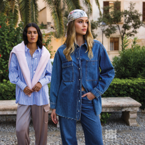 Denim Damen Hemden Riani