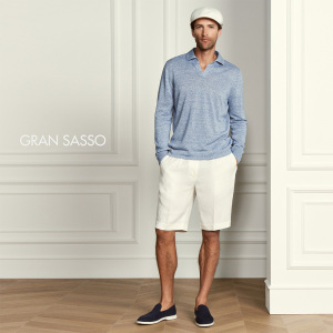 Strick Hemd Männer Gran Sasso